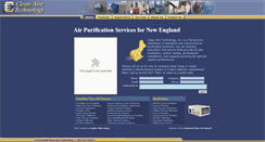 Desktop Screenshot of cleanairetech.com